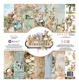 PRIMA PRIMA HOMEGROWN 12x12 PAPER PAD 14 SHEETS