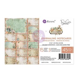PRIMA PRIMA HOMEGROWN 4x6 JOURNALING NOTECARDS 45 SHEETS