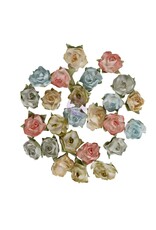 PRIMA PRIMA HOMEGROWN PALETTE BLOOMS PAPER FLOWERS 25/PK