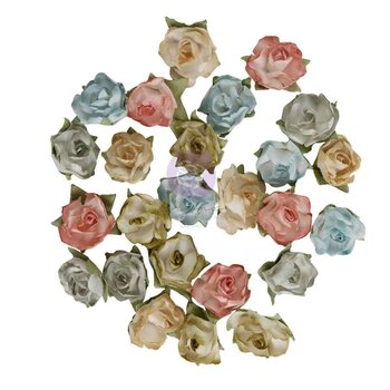 PRIMA PRIMA HOMEGROWN PALETTE BLOOMS PAPER FLOWERS 25/PK