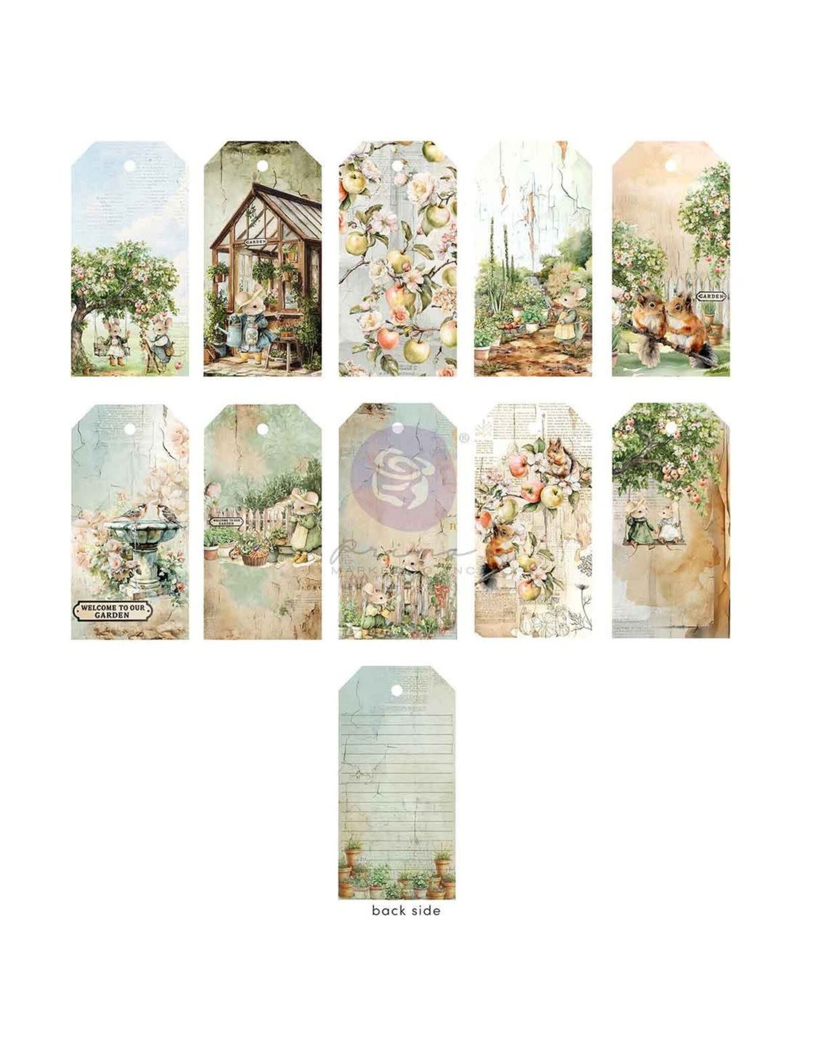 PRIMA PRIMA HOMEGROWN TAG PAD 40/PK