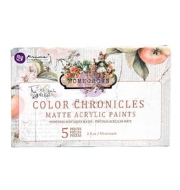 PRIMA PRIMA HOMEGROWN COLOR CHRONICLES ACRYLIC PAINT 5/PK