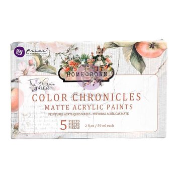 PRIMA PRIMA HOMEGROWN COLOR CHRONICLES ACRYLIC PAINT 5/PK