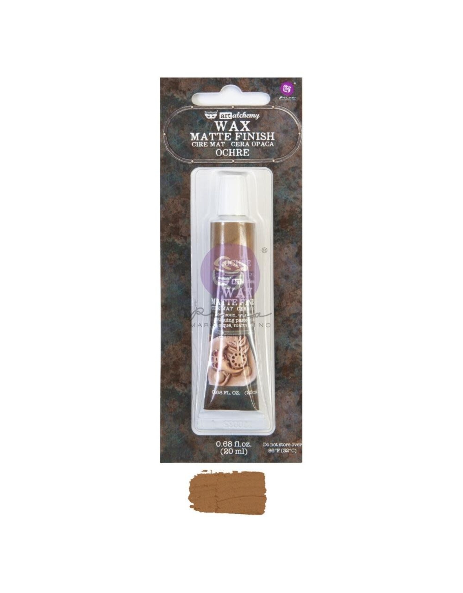 PRIMA PRIMA FINNABAIR ART ALCHEMY MATTE WAX OCHRE