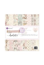 PRIMA PRIMA BUTTONS & KEEPSAKES 8x8 PAPER PAD 32 SHEETS
