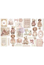 PRIMA PRIMA BUTTONS & KEEPSAKES QUILTED MEMORIES EPHEMERA