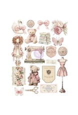 PRIMA PRIMA BUTTONS & KEEPSAKES A4 TRANSFER SHEET