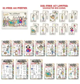 AALL & CREATE AALL & CREATE JANET KLEIN MISS DEE STAMP BUNDLE
