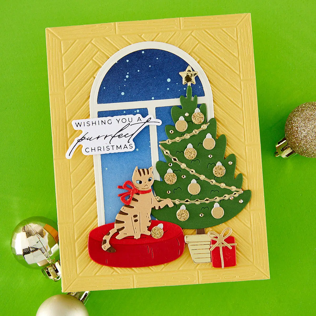SPELLBINDERS SPELLBINDERS YANA SMAKULA CHRISTMAS CATS DIE SET