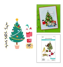 SPELLBINDERS SPELLBINDERS YANA SMAKULA CHRISTMAS CATS ACCESSORIES DIE SET