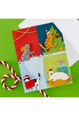 SPELLBINDERS SPELLBINDERS YANA SMAKULA CHRISTMAS CATS ACCESSORIES DIE SET