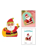 SPELLBINDERS SPELLBINDERS SPECTACULAR SANTA ETCHED DIE SET