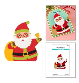 SPELLBINDERS SPELLBINDERS SPECTACULAR SANTA ETCHED DIE SET