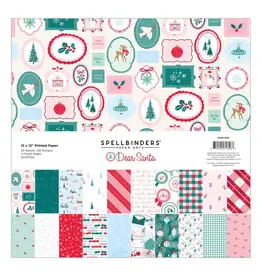 SPELLBINDERS SPELLBINDERS DEAR SANTA 12x12 PAPER PACK