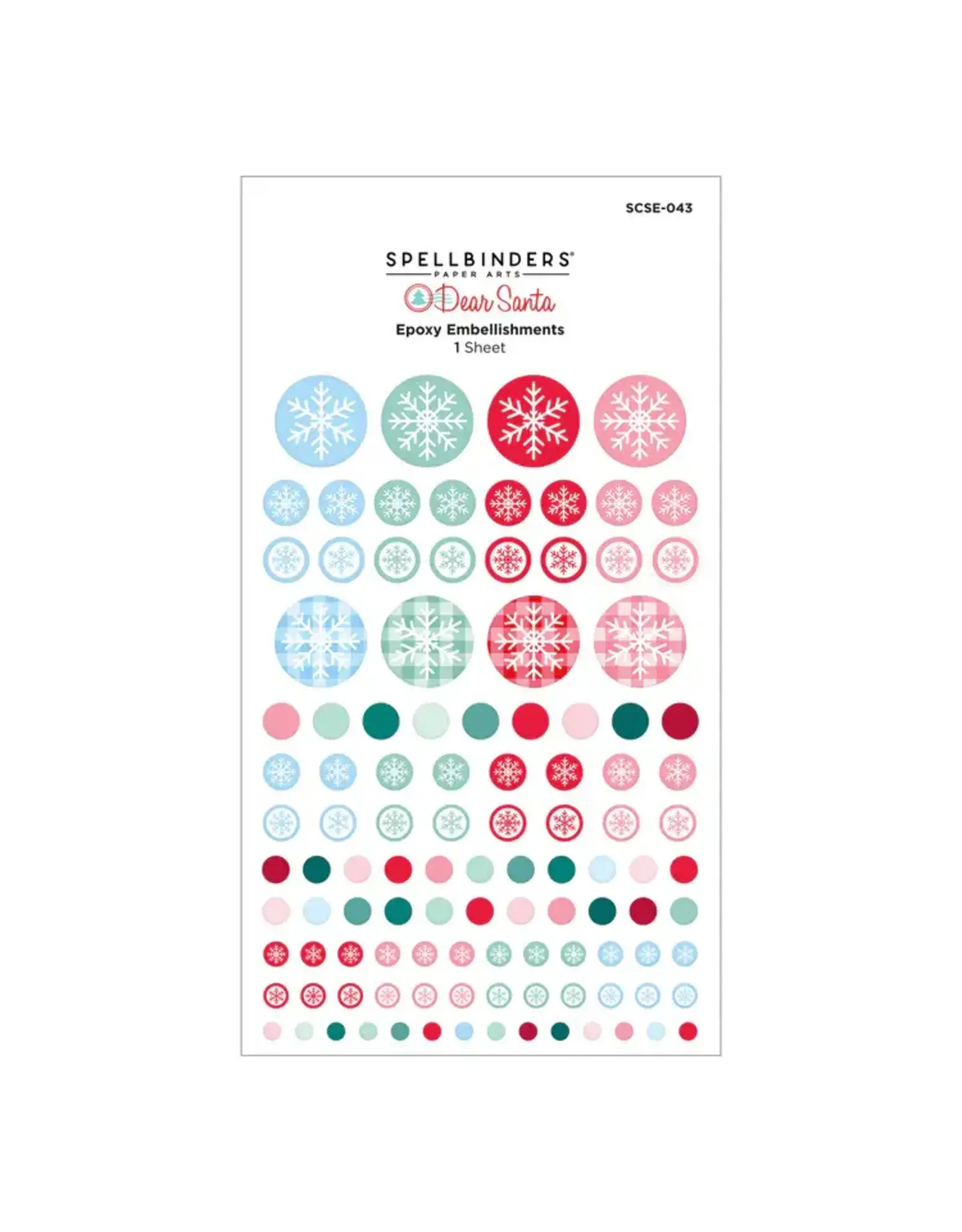 SPELLBINDERS SPELLBINDERS DEAR SANTA EPOXY EMBELLISHMENTS