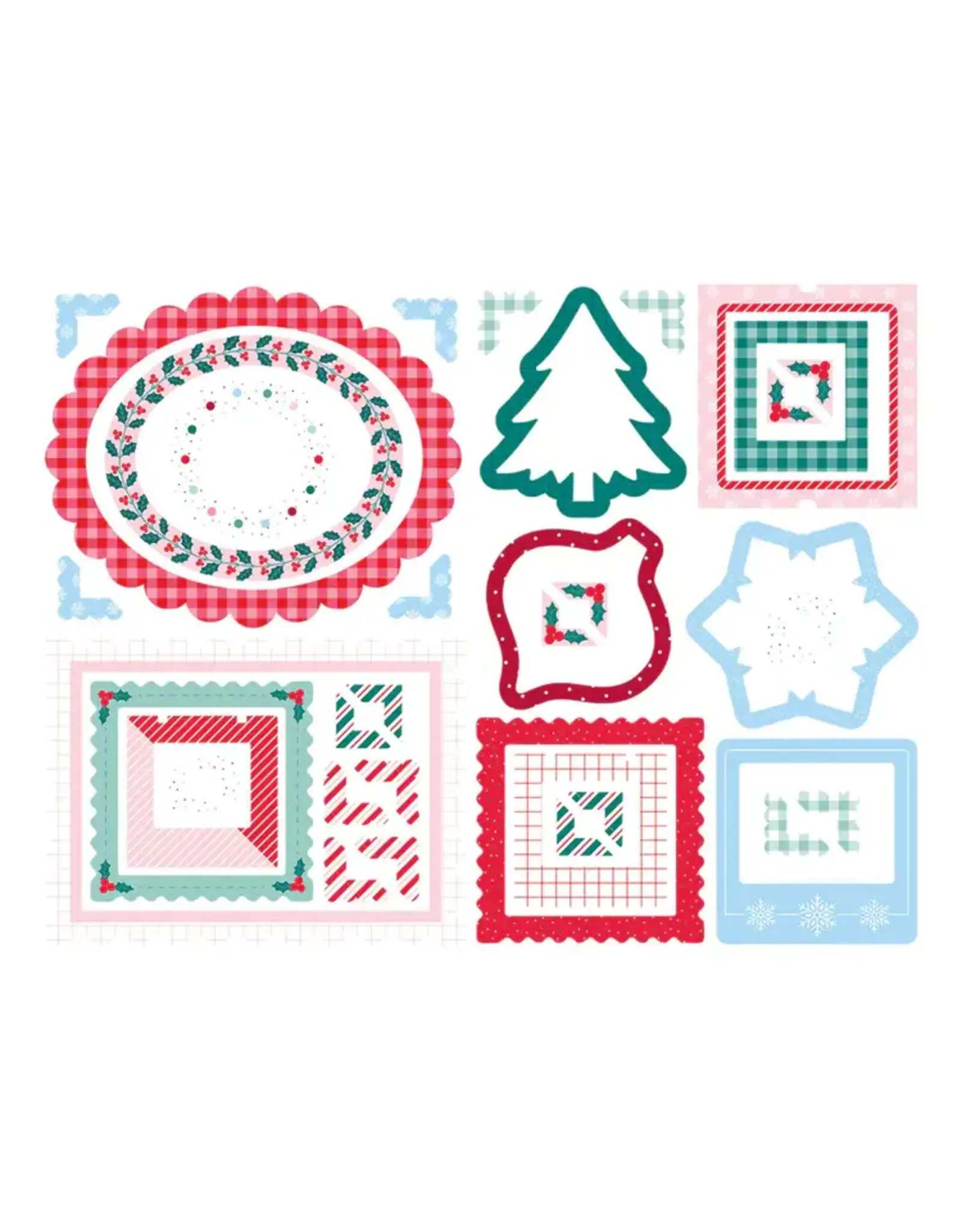 SPELLBINDERS SPELLBINDERS DEAR SANTA CHIPBOARD FRAMES & CORNERS
