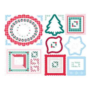 SPELLBINDERS SPELLBINDERS DEAR SANTA CHIPBOARD FRAMES & CORNERS