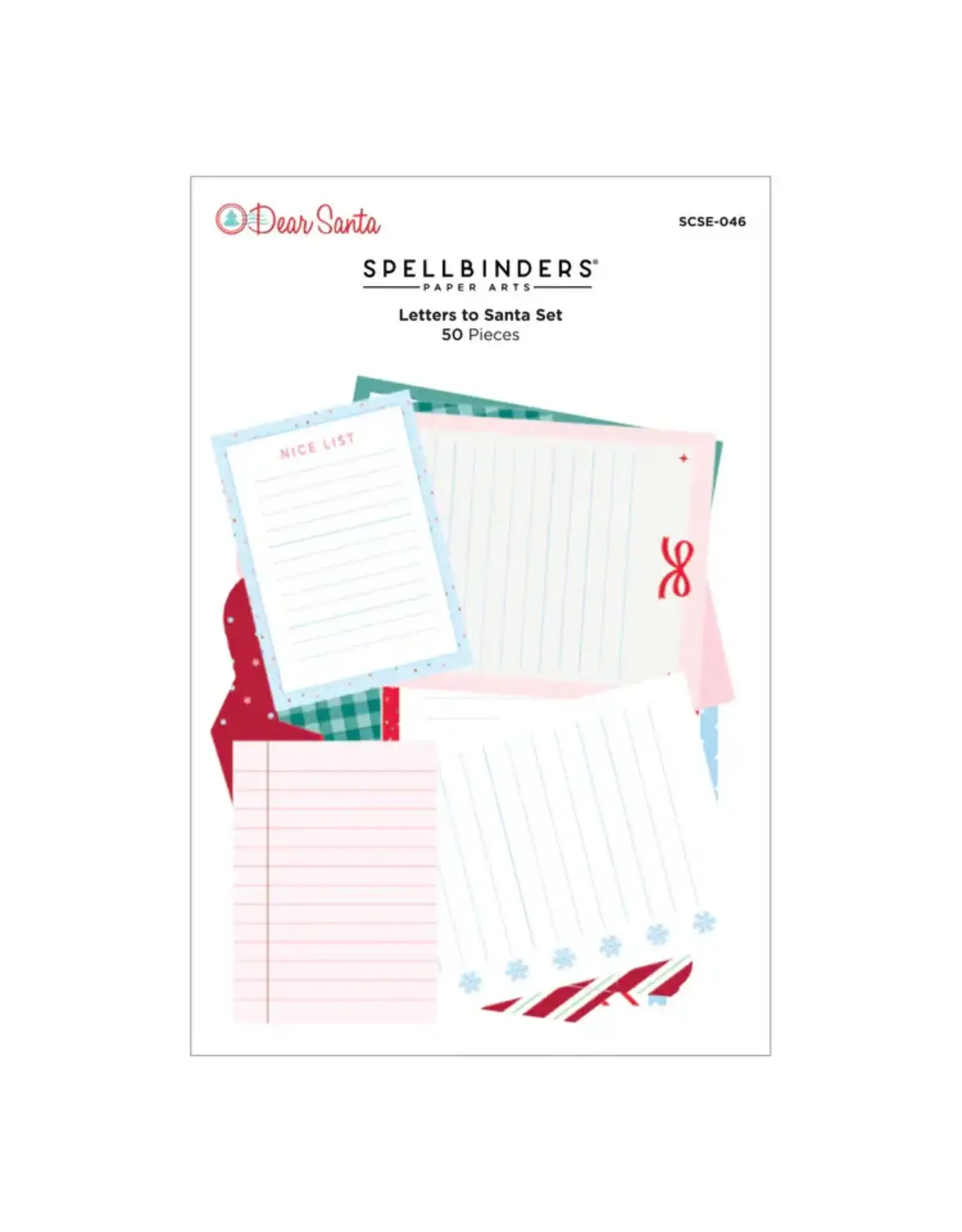 SPELLBINDERS SPELLBINDERS DEAR SANTA LETTERS TO SANTA CARDSTOCK EMBELLISHMENTS