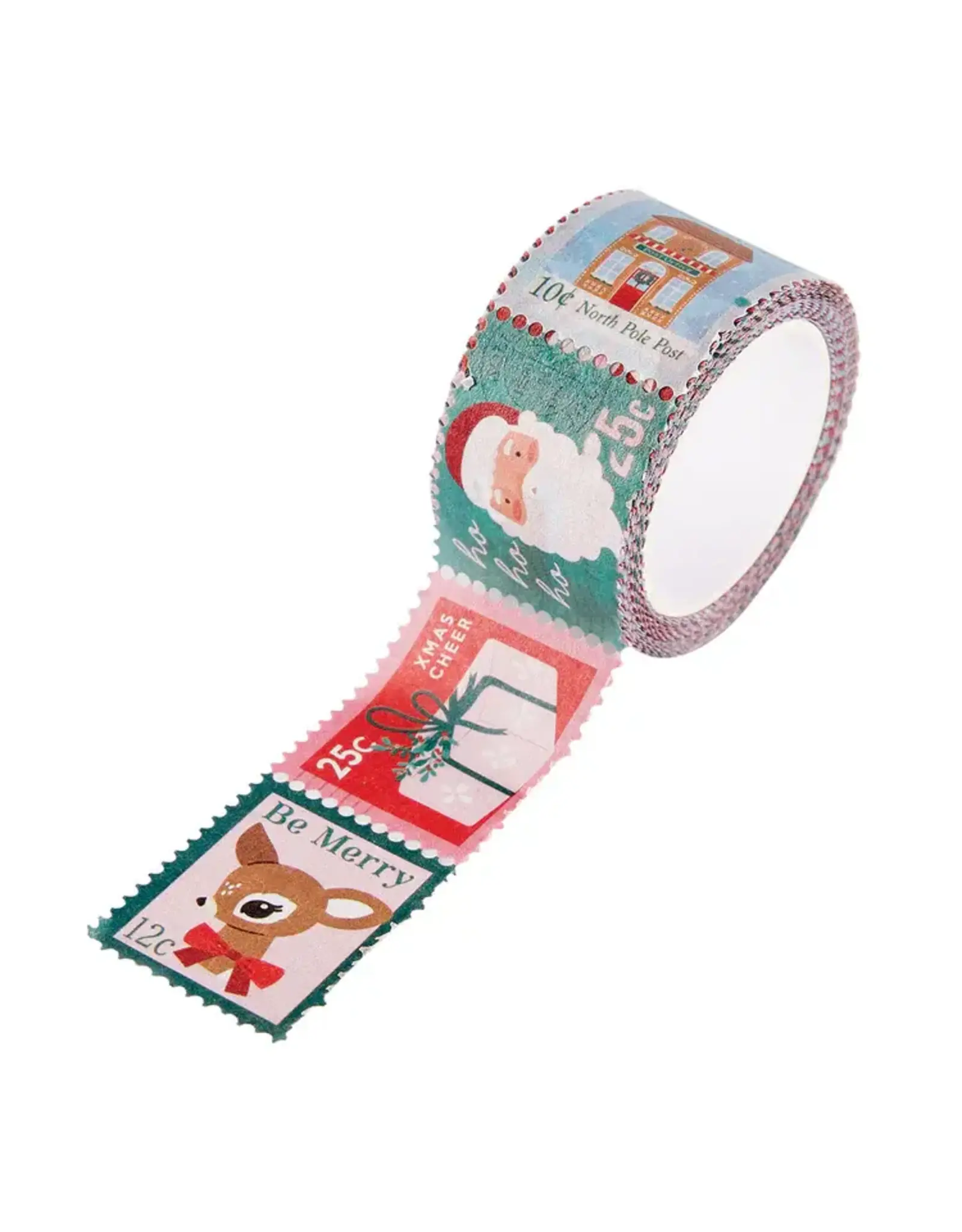 SPELLBINDERS SPELLBINDERS DEAR SANTA POSTAGE STAMP WASHI TAPE