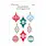 SPELLBINDERS SPELLBINDERS DEAR SANTA ORNAMENTS DIMENSIONAL STICKERS