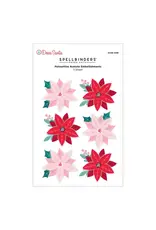 SPELLBINDERS SPELLBINDERS DEAR SANTA POINSETTIAS DIMENSIONAL STICKERS