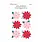 SPELLBINDERS SPELLBINDERS DEAR SANTA POINSETTIAS DIMENSIONAL STICKERS