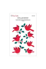 SPELLBINDERS SPELLBINDERS DEAR SANTA FESTIVE BIRDS DIMENSIONAL STICKERS