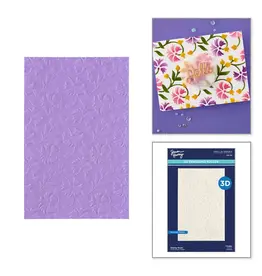 SPELLBINDERS SPELLBINDERS SIMON HURLEY FLOWING FLORALS 3D EMBOSSING FOLDER