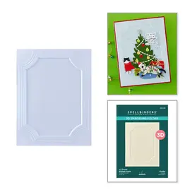 SPELLBINDERS SPELLBINDERS YANA SMAKULA A2 ORNATE MOLDED FRAME 3D EMBOSSING FOLDER