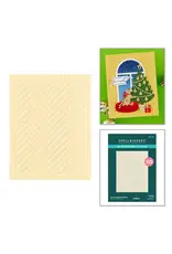 SPELLBINDERS SPELLBINDERS YANA SMAKULA A2 HERRINGBONE DECOR 3D EMBOSSING FOLDER