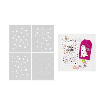 HERO ARTS HERO ARTS FLOWER POWER LAYERING STENCIL SET