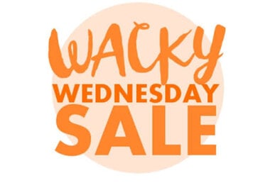 Sale Wacky Wednesday