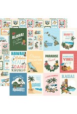 CARTA BELLA CARTA BELLA HAWAII 3x4 JOURNALING CARDS 12x12 CARDSTOCK