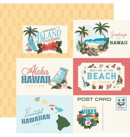 CARTA BELLA CARTA BELLA HAWAII 6x4 JOURNALING CARDS 12x12 CARDSTOCK