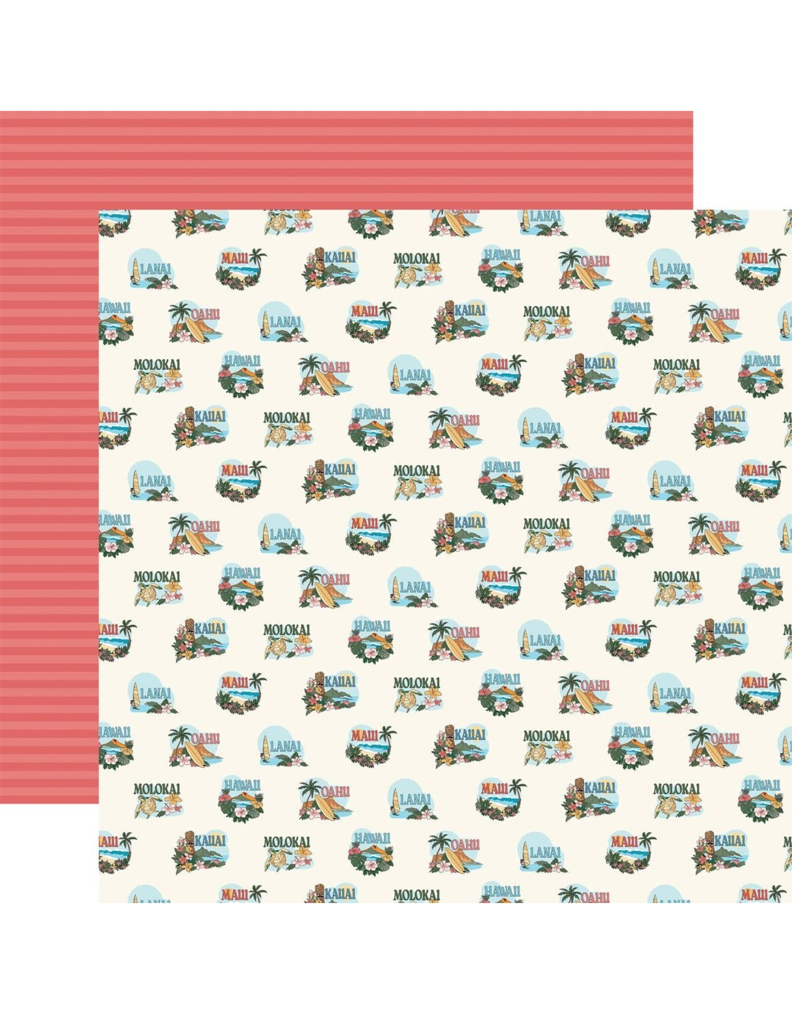 CARTA BELLA CARTA BELLA HAWAII EXPLORE HAWAII 12x12 CARDSTOCK