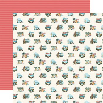 CARTA BELLA CARTA BELLA HAWAII EXPLORE HAWAII 12x12 CARDSTOCK