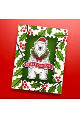 RANGER RANGER SIMON HURLEY FESTIVE HOLLY 6x6 LAYERING STENCIL SET