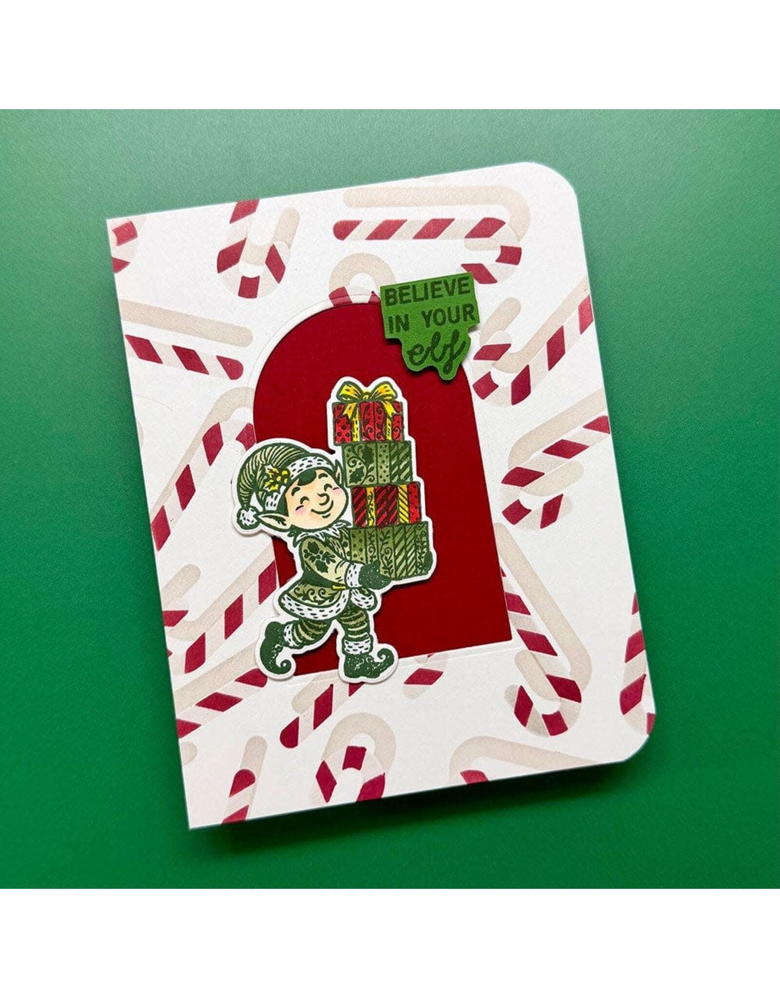 RANGER RANGER SIMON HURLEY CANDY CANES 6x6 LAYERING STENCIL SET