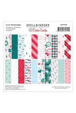 SPELLBINDERS SPELLBINDERS DEAR SANTA 6x6 PAPER PACK