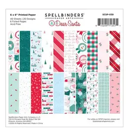 SPELLBINDERS SPELLBINDERS DEAR SANTA 6x6 PAPER PACK