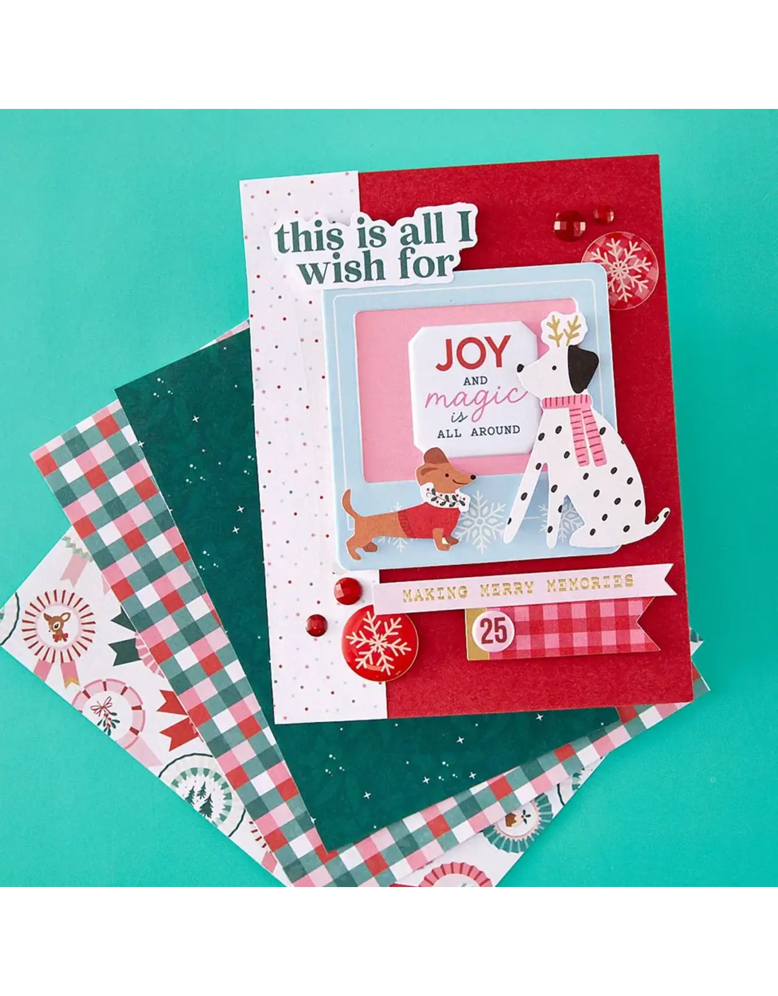 SPELLBINDERS SPELLBINDERS DEAR SANTA 6x6 PAPER PACK