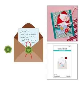 SPELLBINDERS SPELLBINDERS HAPPY POST ENVELOPE ETCHED DIE SET