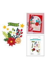 SPELLBINDERS SPELLBINDERS FESTIVE FLORAL MIX ETCHED DIE SET