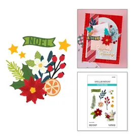 SPELLBINDERS SPELLBINDERS FESTIVE FLORAL MIX ETCHED DIE SET