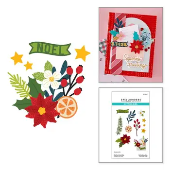 SPELLBINDERS SPELLBINDERS FESTIVE FLORAL MIX ETCHED DIE SET