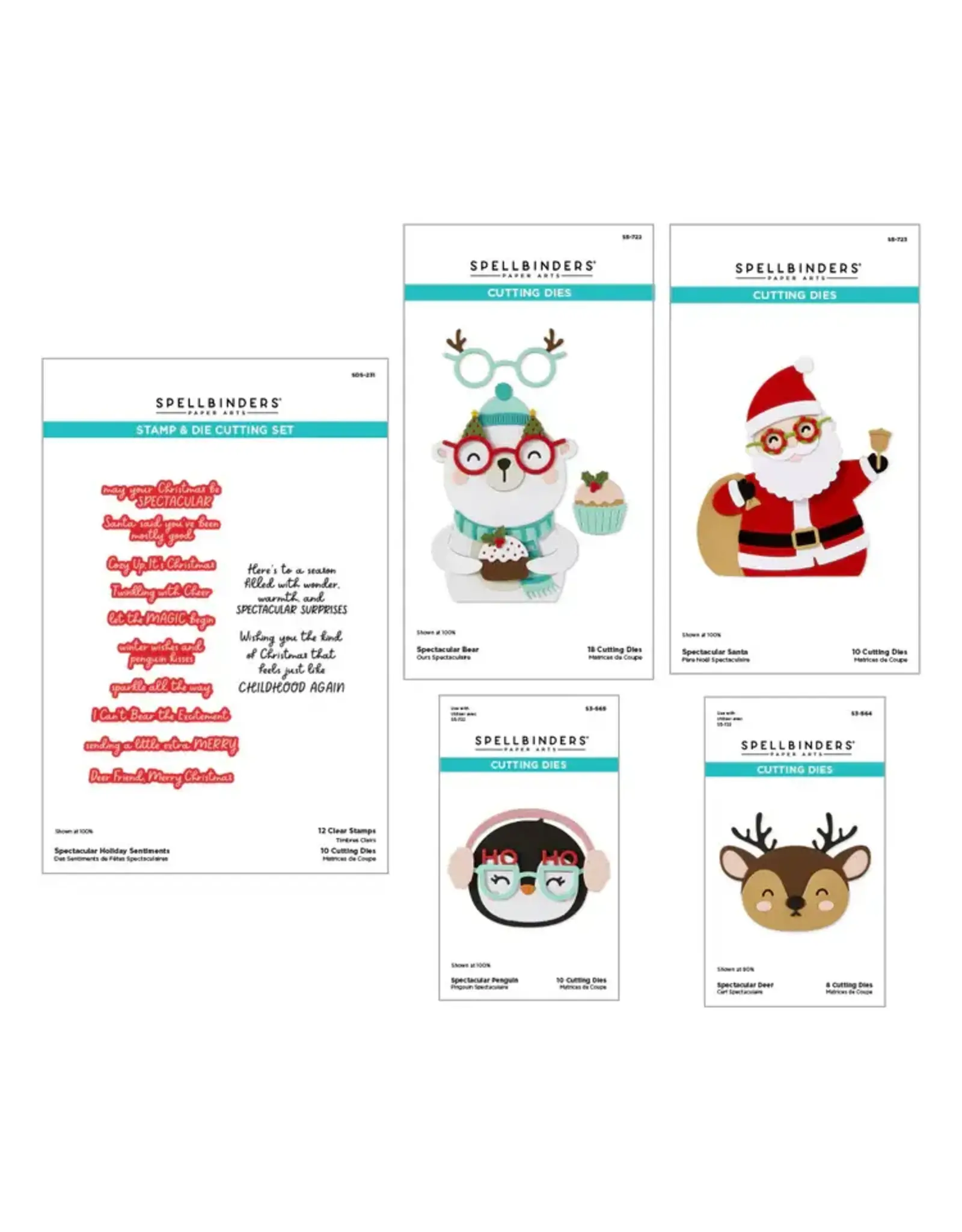 SPELLBINDERS SPELLBINDERS SPECTACULAR CHRISTMAS I WANT IT ALL! BUNDLE