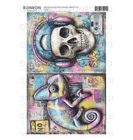 RONRON DESIGNS RONRON DESIGNS GRAFFITI 5 RICE PAPER