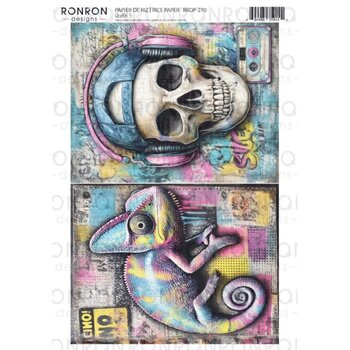 RONRON DESIGNS RONRON DESIGNS GRAFFITI 5 RICE PAPER