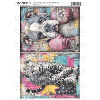 RONRON DESIGNS RONRON DESIGNS GRAFFITI 4 RICE PAPER