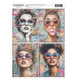 RONRON DESIGNS RONRON DESIGNS GRAFFITI 3 RICE PAPER